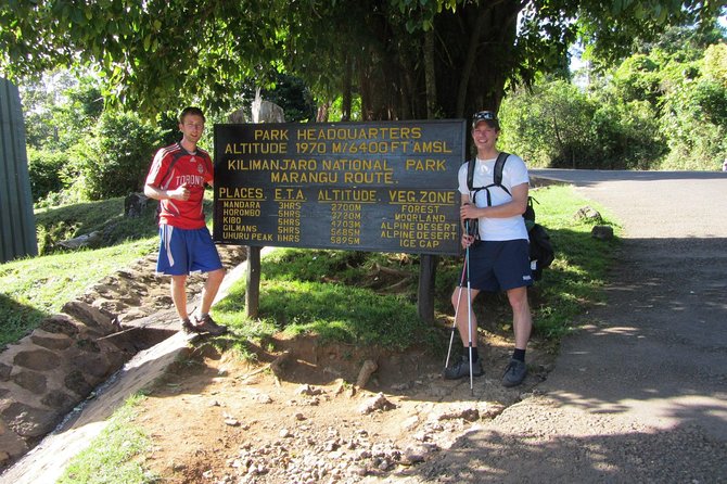 5 Days_Haking_Mount_Kilimanjaro by_Using_Marangu Route - What the $1,809.50 price really covers