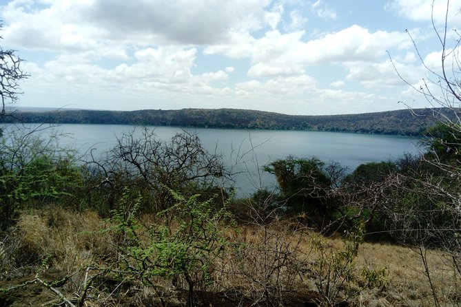 8-Hour Lake Chala Guided Tour from Moshi or Arusha - Hiking through green cover to the water