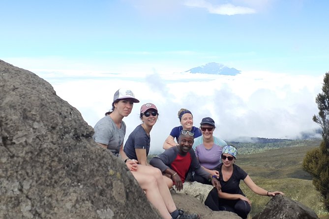 climb the KILIMANJARO via Lemosho route - Forest Camp to Shira 1, from trees to open moorland