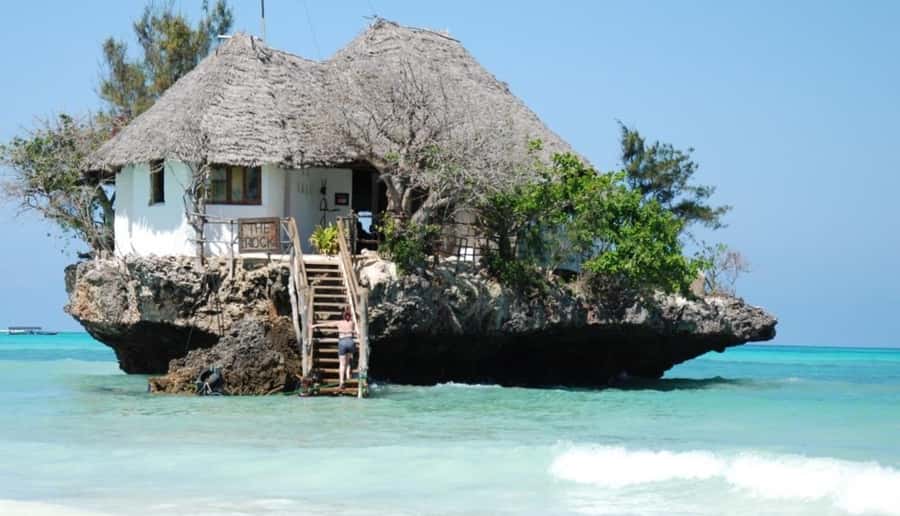 Day trip to the Rock Restaurant & relax on mtende beach - The Rock Restaurant, Zanzibar’s Most Photographed Stop