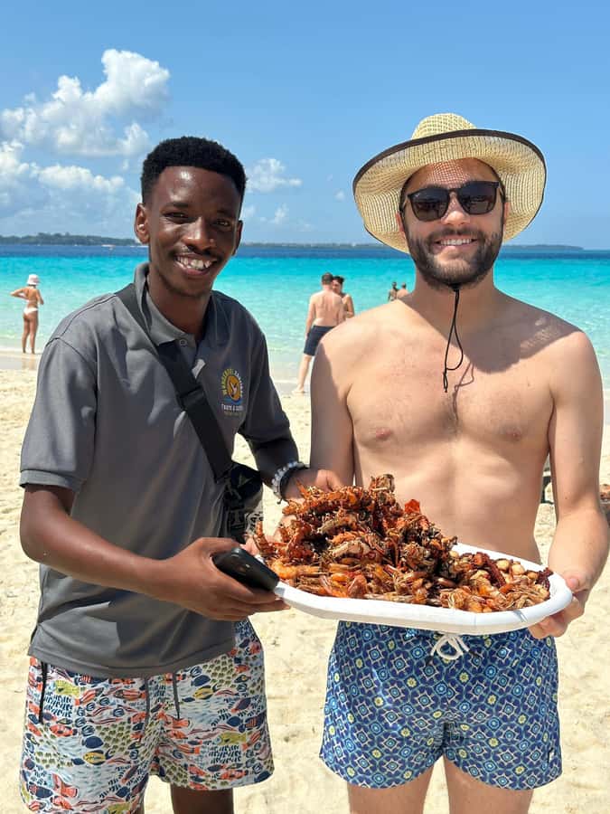 From Nungwi: Prison Island & Nakupenda Sandbank With Lunch - Reaching Prison Island by motorized dhow