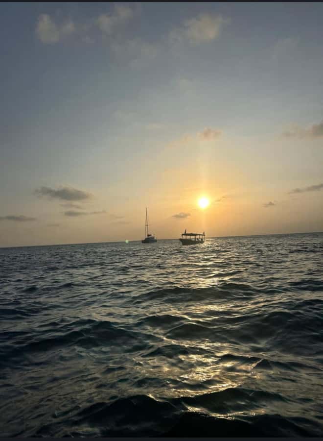 FROM NUNGWI; SUNSET DHOW CRUISE EXPERIENCE - Fruit, snacks, and traditional music on board