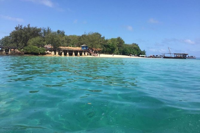Full Day Prison Island and Nakupenda Sandbank Beach with Lunch - Seeing Stone Town from the boat