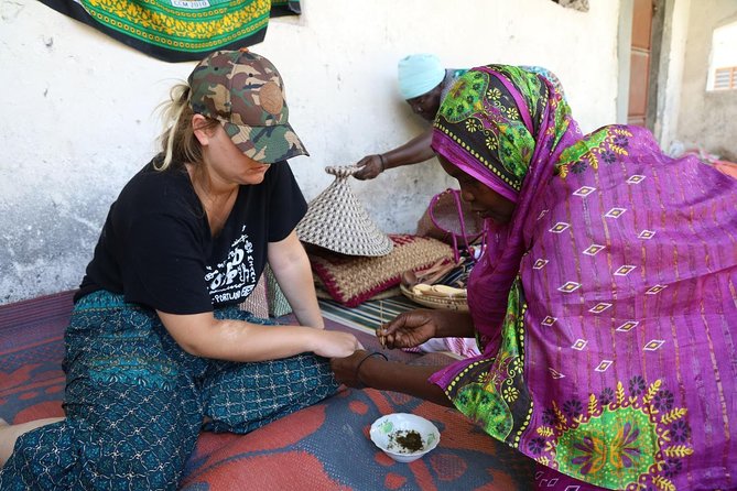 Jambiani Village Women at work and play - An optional lunch inside a local home