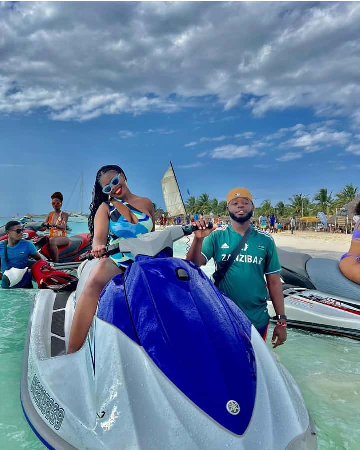 Jet Ski Adventure Zanzibar :Fun at Kendwa/Nungwi Beach - Seeing Kendwa and Nungwi from the water