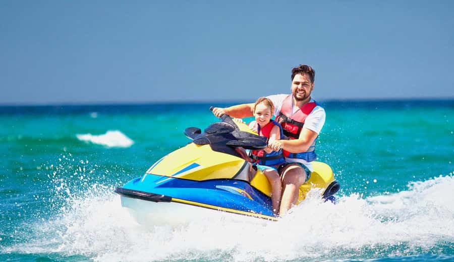 kendwa: jet ski experience - Kendwa Beach gives the ride its appeal