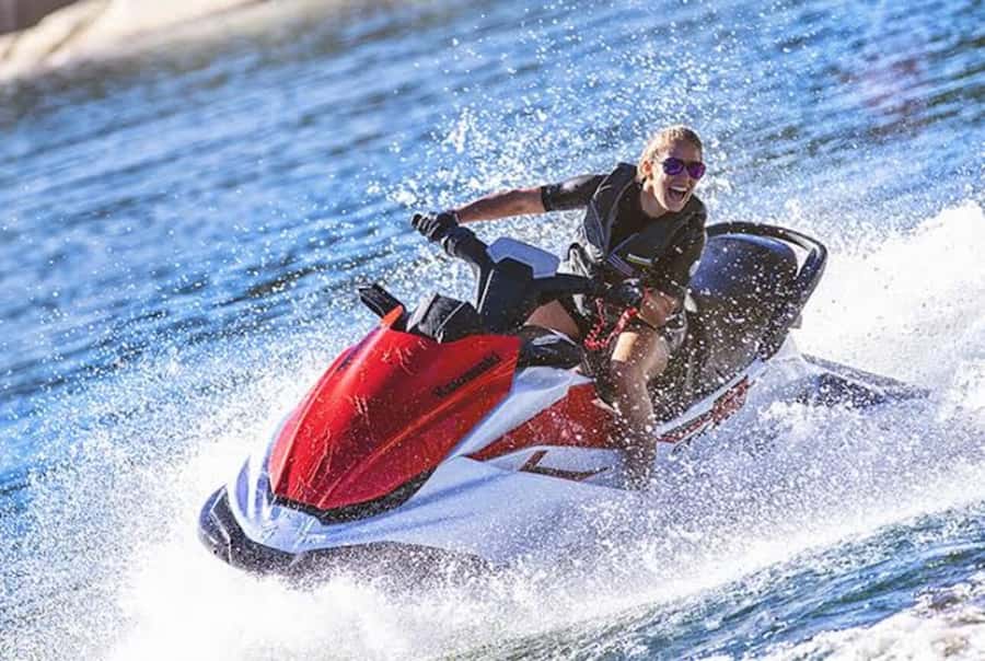 kendwa: jet ski experience - The safety briefing comes before the speed