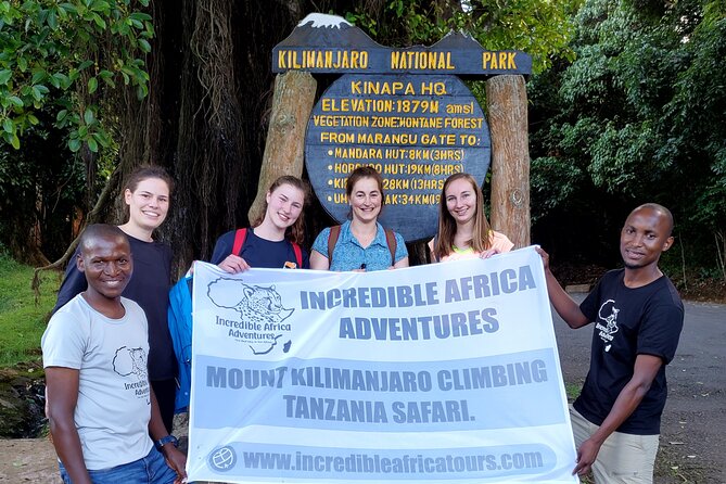 Kilimanjaro Climb - 6 Days Marangu Route - Day 1: Marangu Gate to Mandara Hut through rainforest