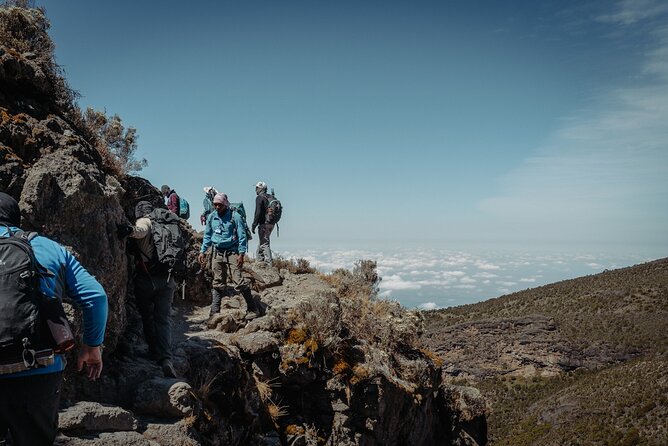 Kilimanjaro climb, Lemosho Route (6-day) - Day six: Uhuru Peak and the long descent