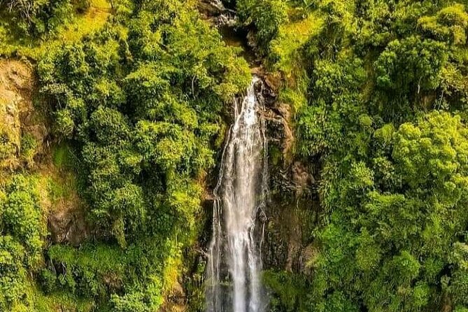 Materuni Waterfall Coffee Tour and Chemka Hot Springs Experience - Walking toward the 85 to 100 meter Materuni Falls
