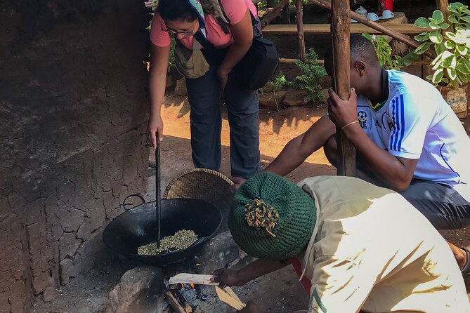 MATERUNI waterfalls, coffe tour & kikuletwa hotsprings - Swimming at Kikuletwa Hot Springs