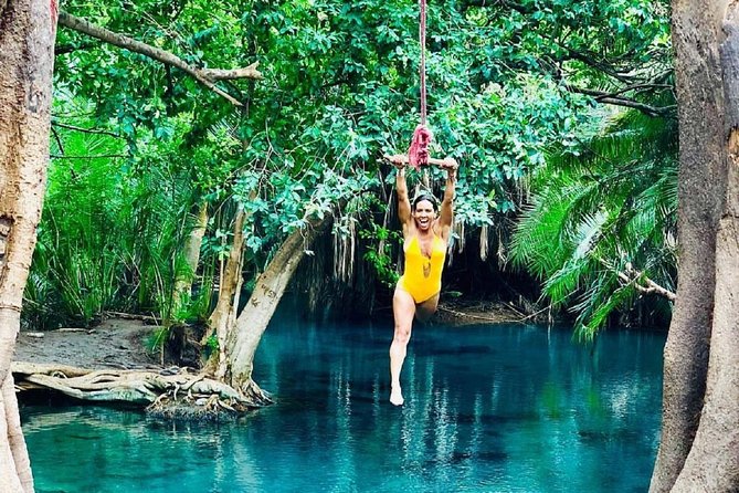 Materuni Waterfalls, coffee tour & Kikuletwa Hot Springs - Swimming at the Kikuletwa pool