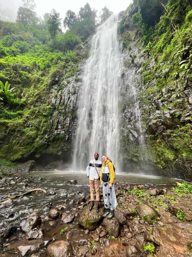 Moshi: A Day Tour To Materuni Waterfall - Walking through coffee and banana farms