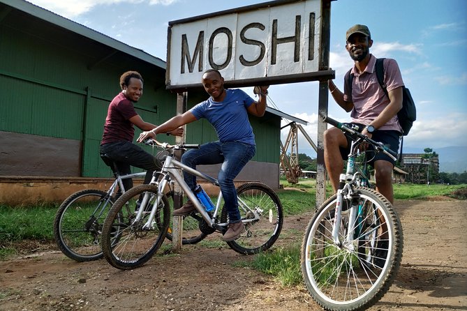 Moshi city bike day trip - Riding through Moshi Town