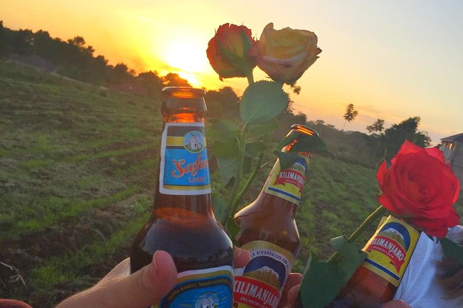 Moshi sunset experience - The view toward Mt. Meru and Kilimanjaro