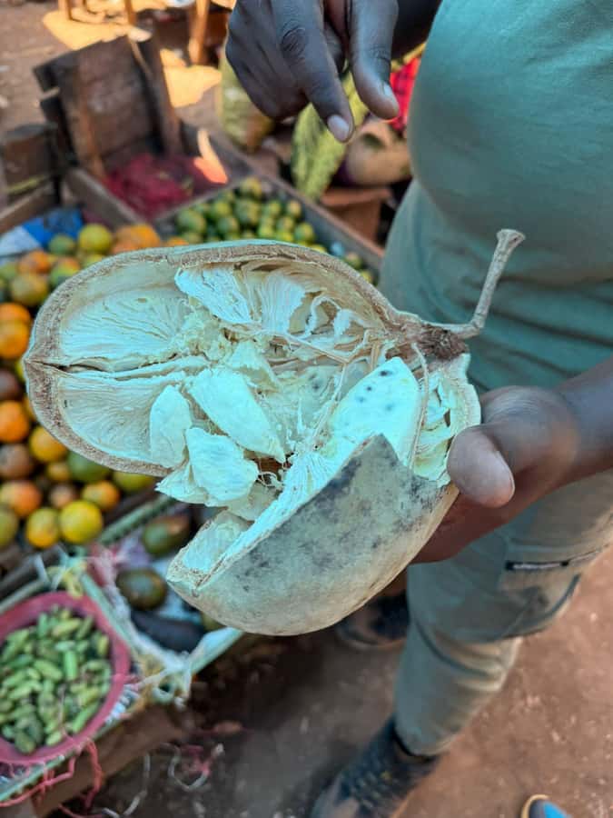 Moshi: Town tour and Local Markets tour - Mbuyuni Market: bananas, fish, spices, and clothing