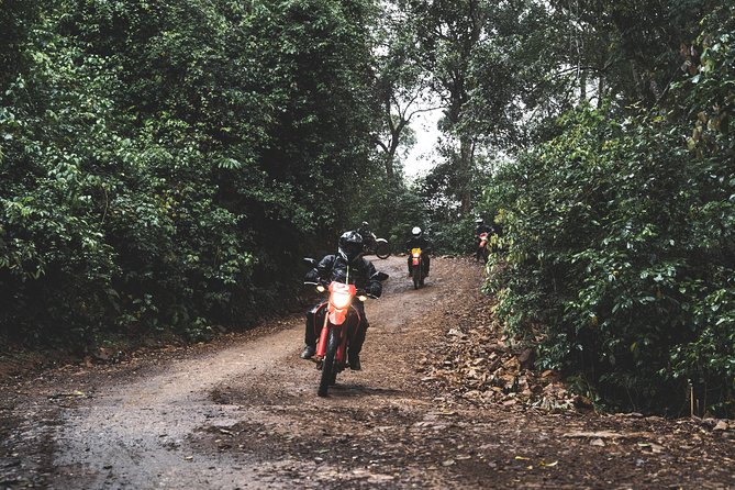 Motorcycle Safari - Leaving Arusha on a Honda CRF250L