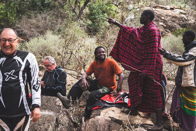 Motorcycle Safari - Meals, water, and the long day outside