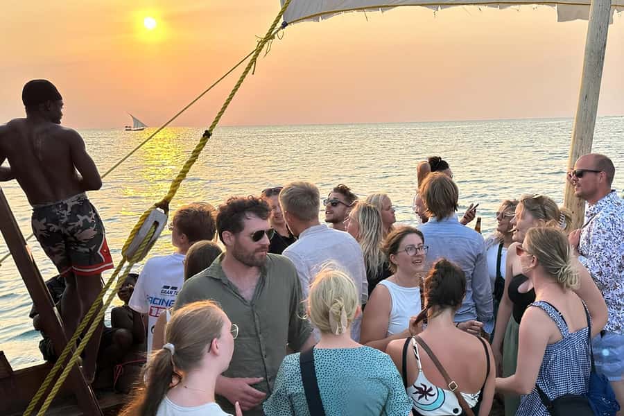 Nungwi and Kendwa: Sunset Cruise Dhow - Fruit, water, and snacks on board