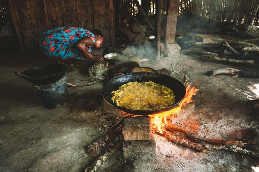 Private Chemka/Kikuletwa hotsprings with lunch & drinks - Arriving at the fig-tree oasis