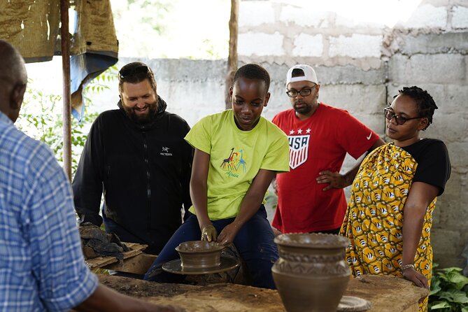 Private Traditional Pottery Class near Arusha - The foot-powered wheel is the star
