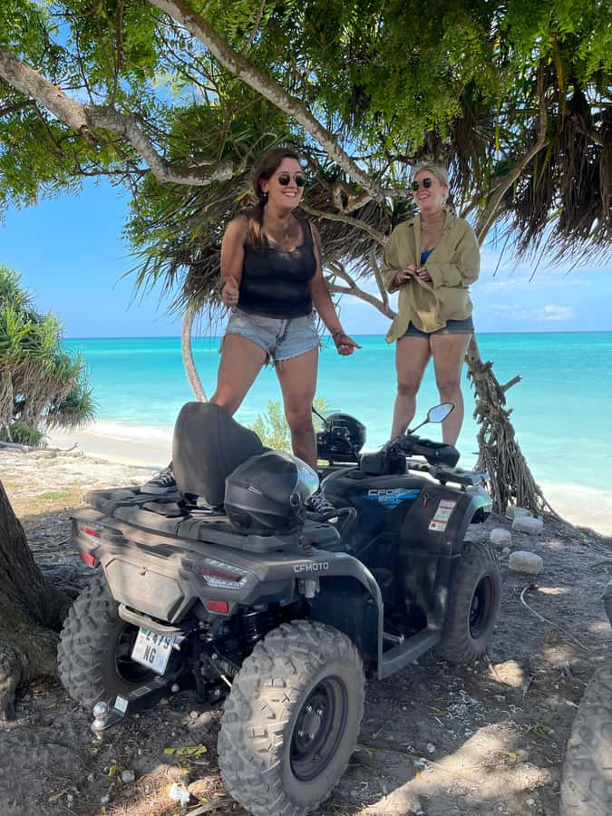 Quad Safari Kendwa-Zanzibar: Enjoy Island like never before - Getting comfortable on a CF Moto 520