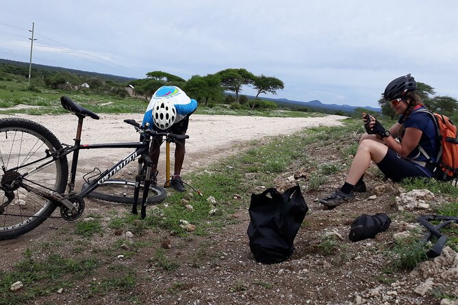 Rau Forest Bike tour - Leaving Moshi for the TPC sugar cane area