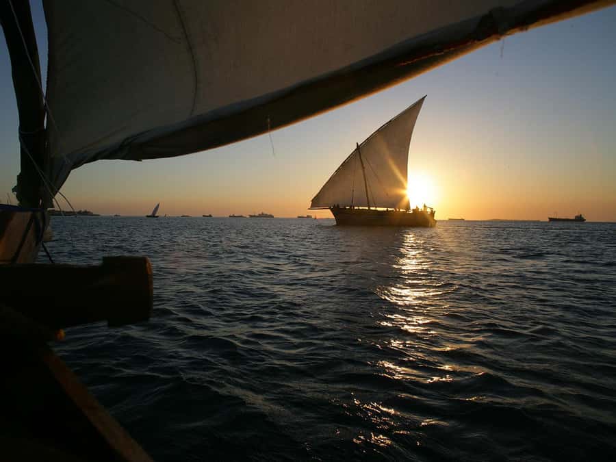 Sunset Dhow from Kendwa/Nungwi Magic Hour on the Ocean - The Crowding Question: From Small Group to 50 People