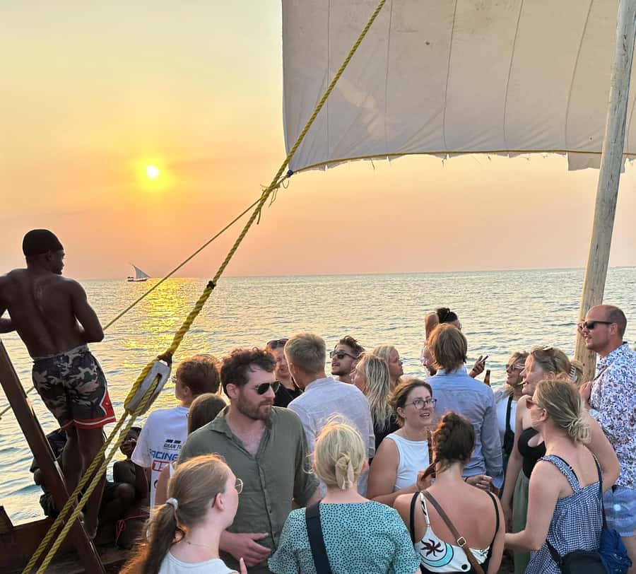 Sunset party cruise in Zanzibar with BoomBoom Boat - A sunset cruise made for music, not silence