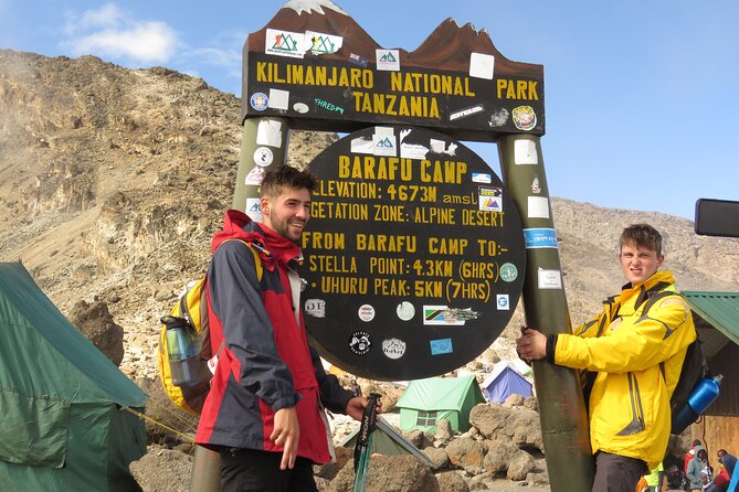 The Ultimate 8-day Lemosho route Climbing Kilimanjaro - Day 5: Barranco Camp and the famous wall