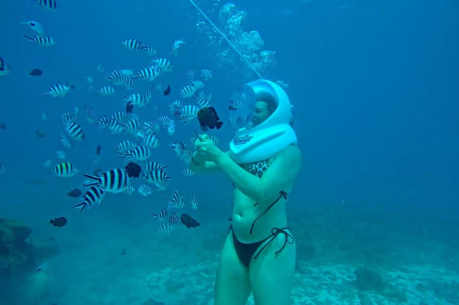 Underwater Walking Experience in Zanzibar,No Swimming Needed - The return to Nungwi Beach