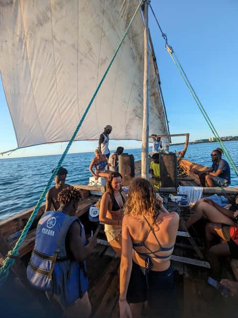 Zanzibar: African Sunset Boat Party in Zanzibar Music, Views - Choosing between a quiet cruise and a party boat