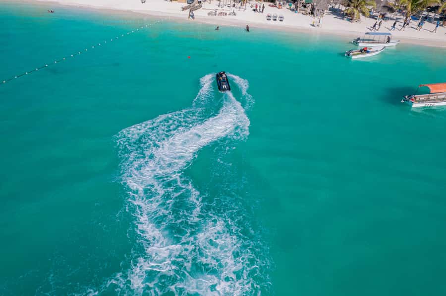 Zanzibar: Jetski with Hotel Pickup, Drone Photos & Video - The safety briefing comes first