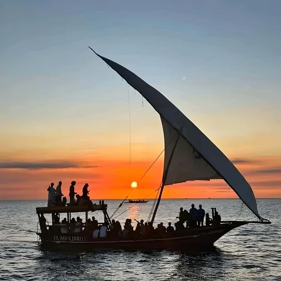 Zanzibar: Nungwi and Kendwa Sunset Dhow Cruise - Meeting at Mama Mia in Nungwi