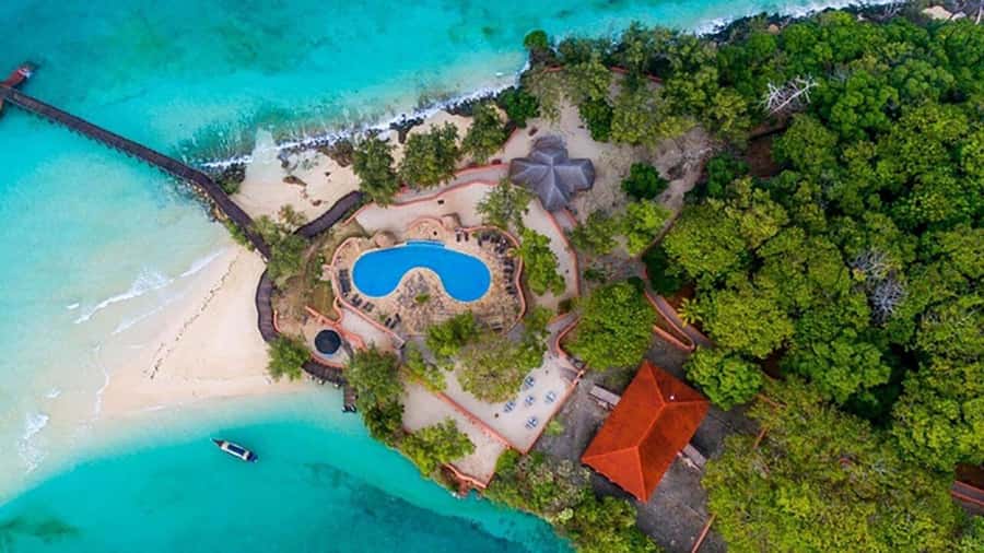 Zanzibar: Prison Island and Nakupenda Sandbank - Changuu Island and the old prison buildings