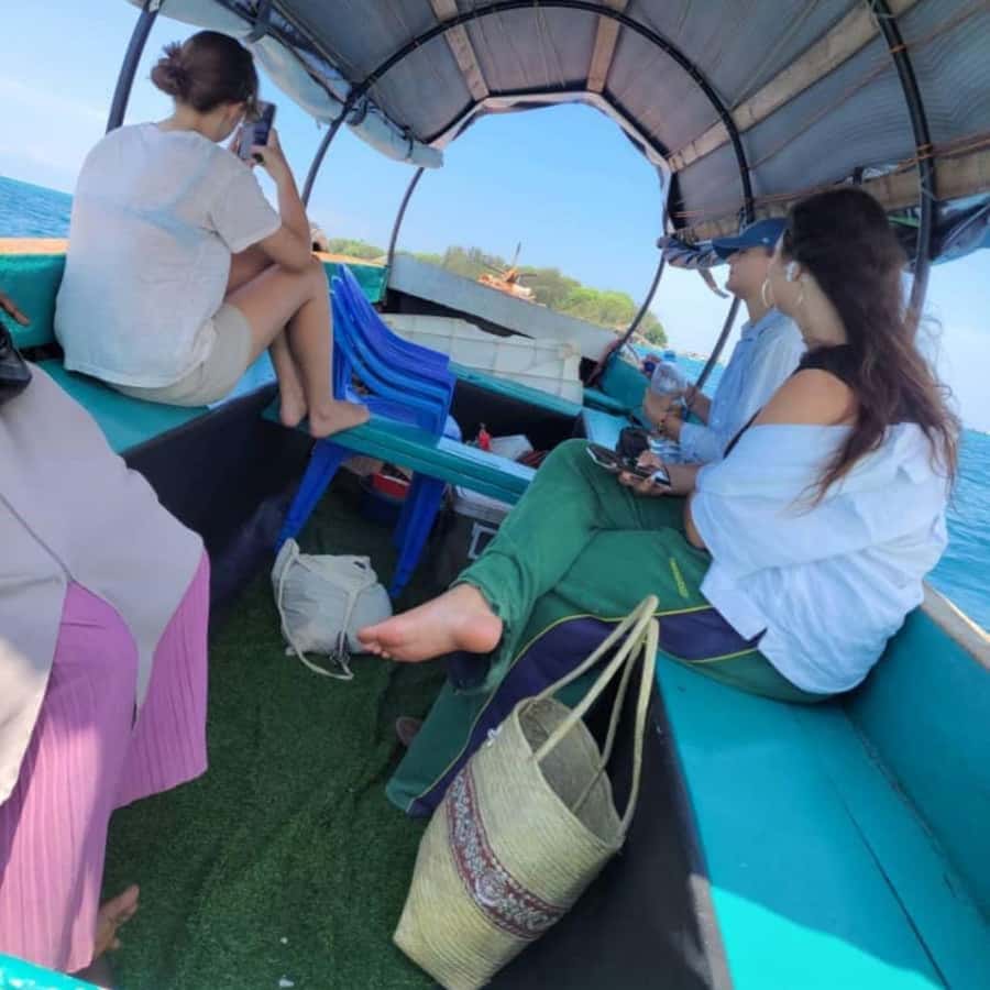 ZANZIBAR: Prison Island, Spice Farm Visit & Turtle Swim Tour - The boat to Prison Island and Changuu’s tortoises