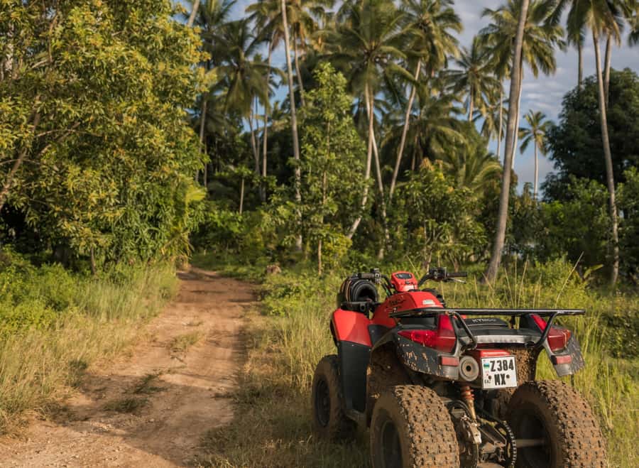 Zanzibar: Quad Off-Road Adventure | Kiwengwa - Getting comfortable on a fully automatic quad