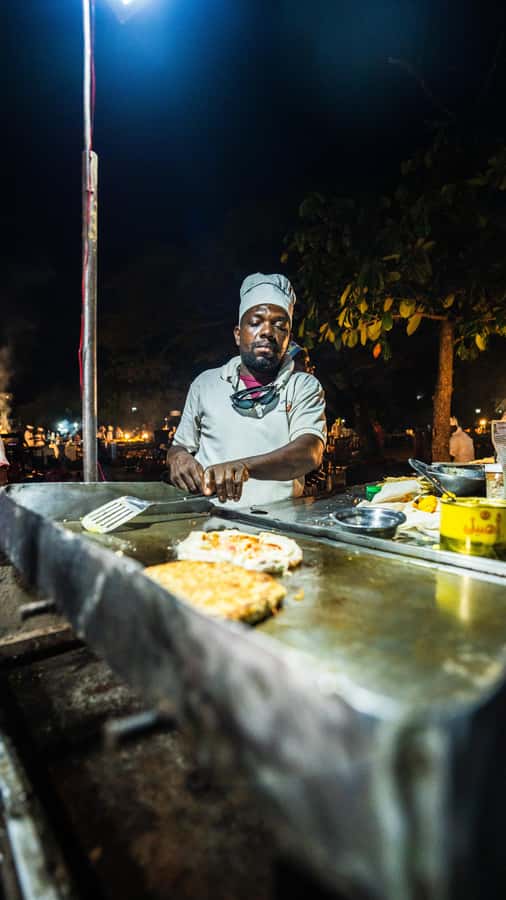 Zanzibar:Stone town Street food market walking tour,transfer - The Old Fort and Stone Town landmarks