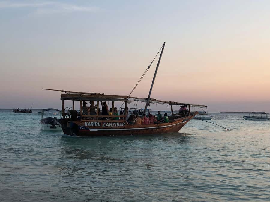 Zanzibar: Sunset Dhow Cruise With Pick Up - Watching the Indian Ocean change color