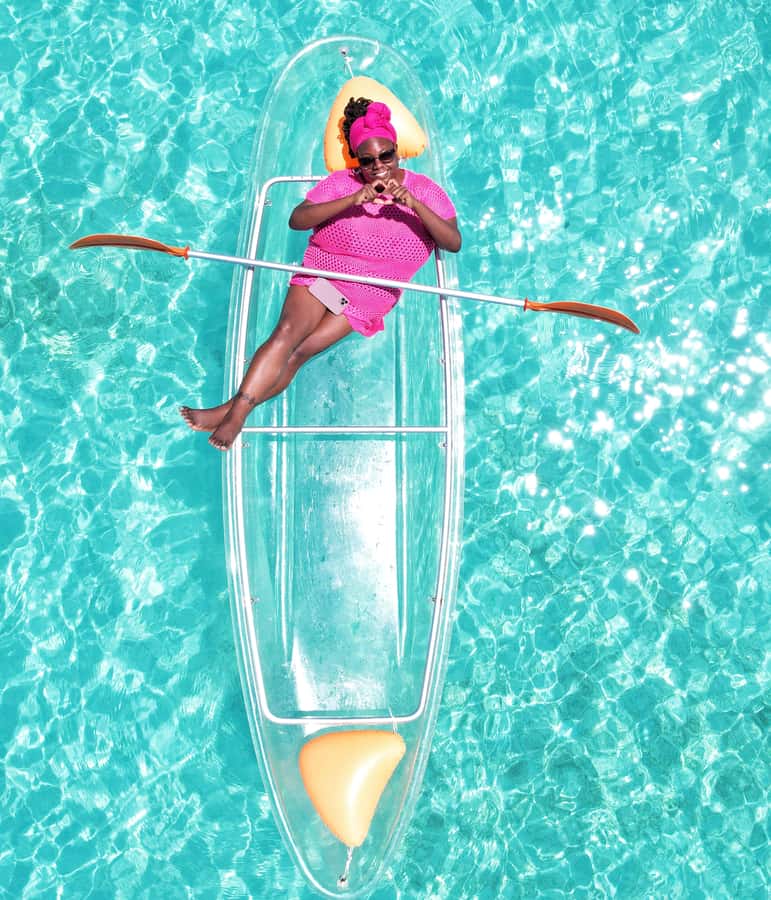 Zanzibar: Transparent Kayak and Drone (with Pickup Included) - Is $45 Good Value for One Hour?
